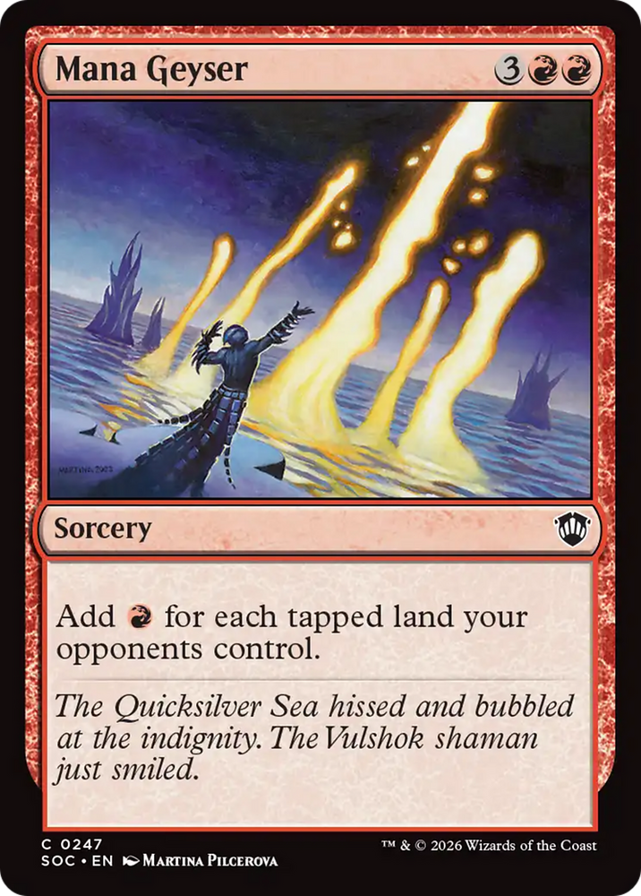 Mana Geyser [Secrets of Strixhaven Commander] Magic: The Gathering
