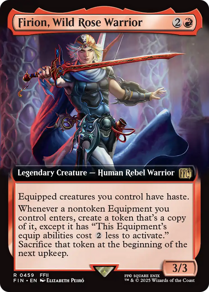 Firion, Wild Rose Warrior (Extended Art) [FINAL FANTASY] Magic: The Gathering