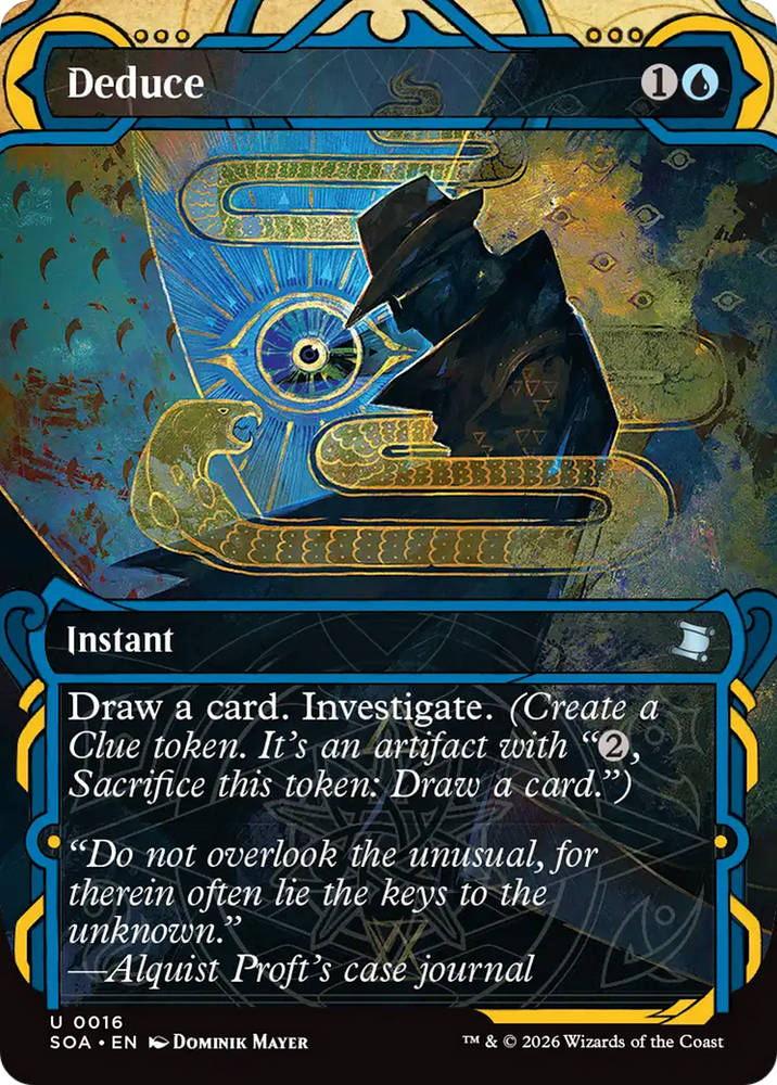 Deduce [Secrets of Strixhaven: Mystical Archive] Magic: The Gathering