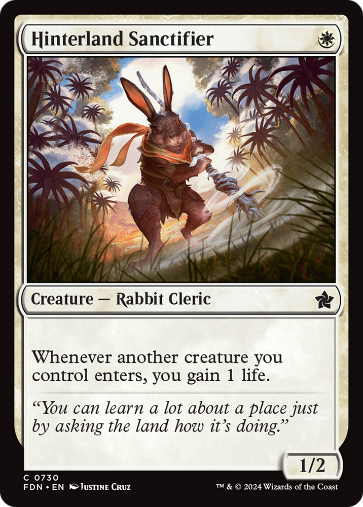 Hinterland Sanctifier [Foundations] Magic: The Gathering