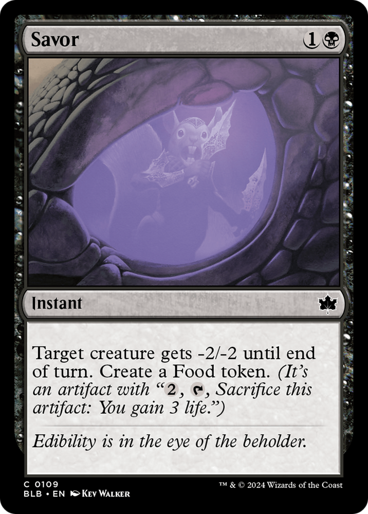 Savor [Bloomburrow] Magic: The Gathering