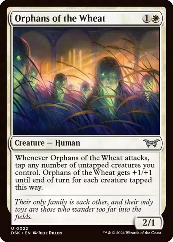 Orphans of the Wheat [Duskmourn: House of Horror] Magic: The Gathering