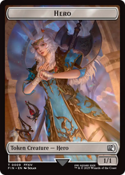 Hero (0009) // Treasure Double-Sided Token [FINAL FANTASY Tokens] Magic: The Gathering