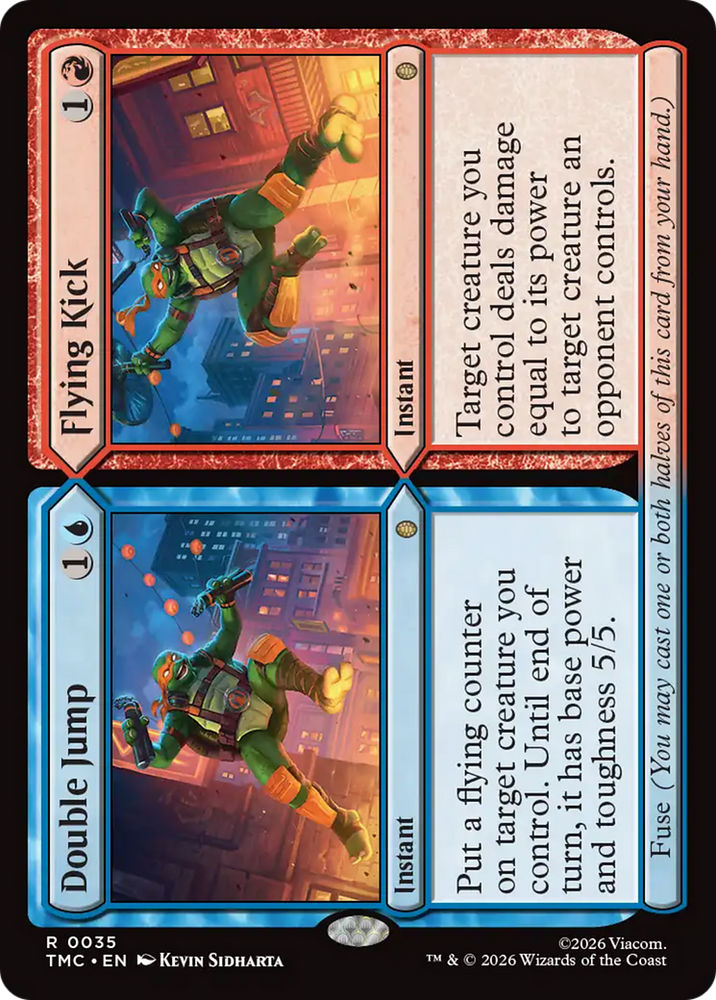 Double Jump // Flying Kick [Teenage Mutant Ninja Turtles Commander] Magic: The Gathering