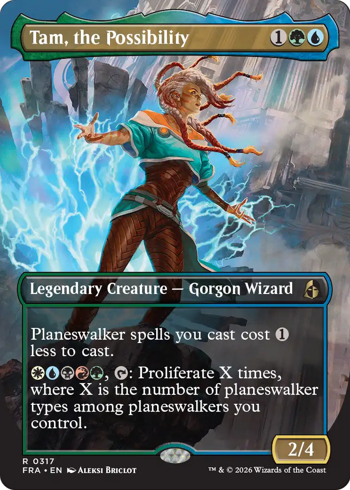 Tam, the Possibility (Borderless) [Reality Fracture] Magic: The Gathering