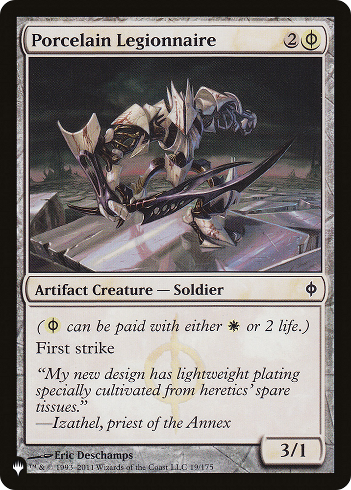 Porcelain Legionnaire [The List] Magic: The Gathering