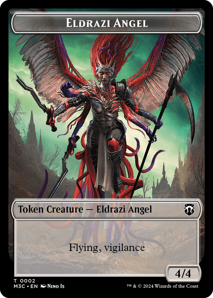Eldrazi Angel // Copy Double-Sided Token [Modern Horizons 3 Commander Tokens] Magic: The Gathering