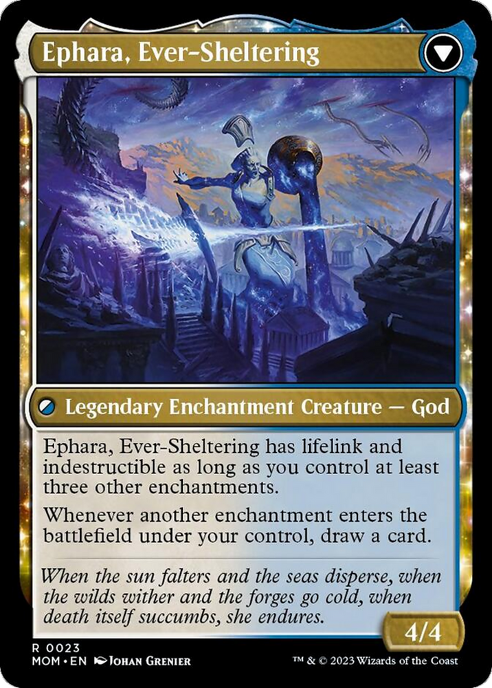 Invasion of Theros // Ephara, Ever-Sheltering [March of the Machine] Magic: The Gathering