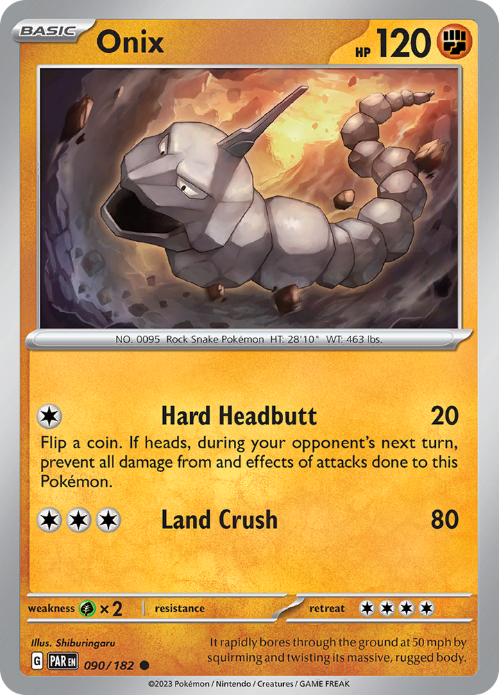 Onix (090/182) [Scarlet & Violet: Paradox Rift] Pokémon