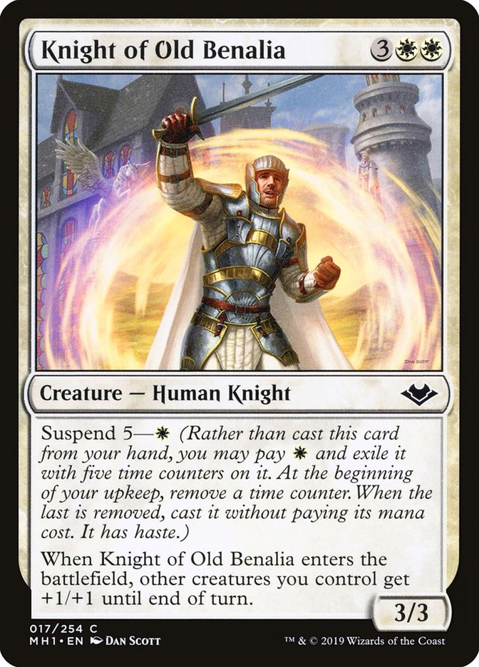 Knight of Old Benalia [Modern Horizons] Magic: The Gathering