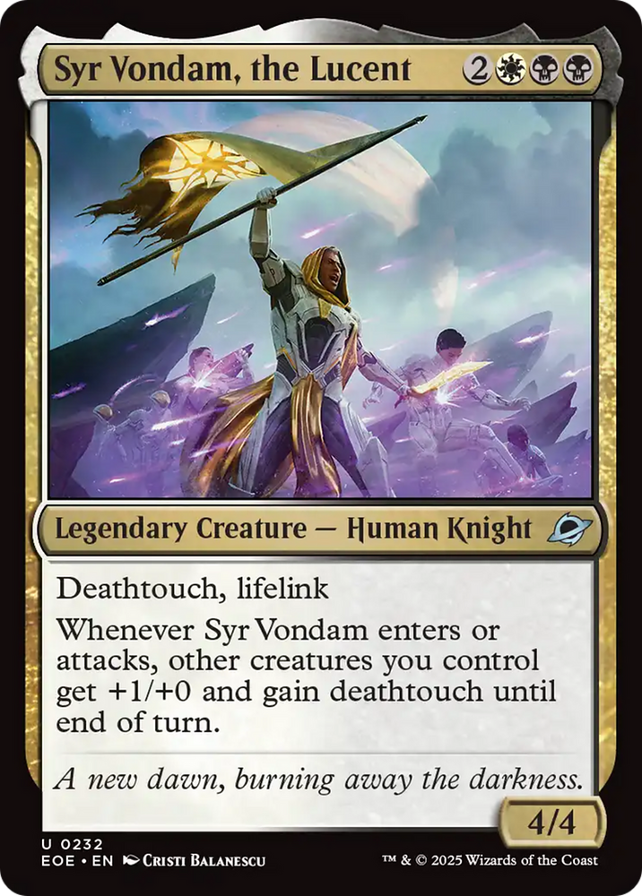 Syr Vondam, the Lucent [Edge of Eternities] Magic: The Gathering