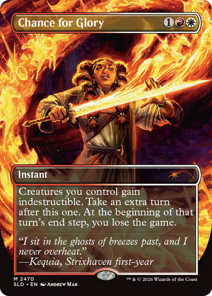 Chance for Glory [Secret Lair Drop Series] Magic: The Gathering