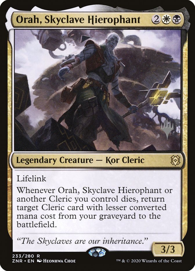 Orah, Skyclave Hierophant (Promo Pack) [Zendikar Rising Promos] Magic: The Gathering