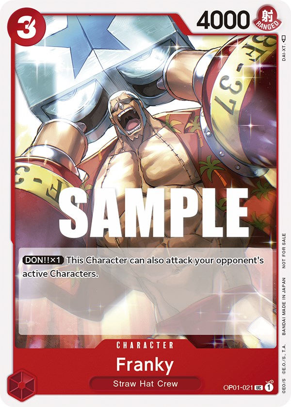 Franky (Tournament Pack Vol. 2) [One Piece Promotion Cards] Bandai