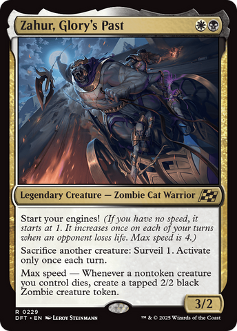 Zahur, Glory's Past [Aetherdrift] Magic: The Gathering