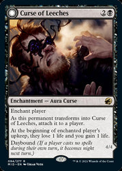 Curse of Leeches // Leeching Lurker [Innistrad: Midnight Hunt] Magic: The Gathering