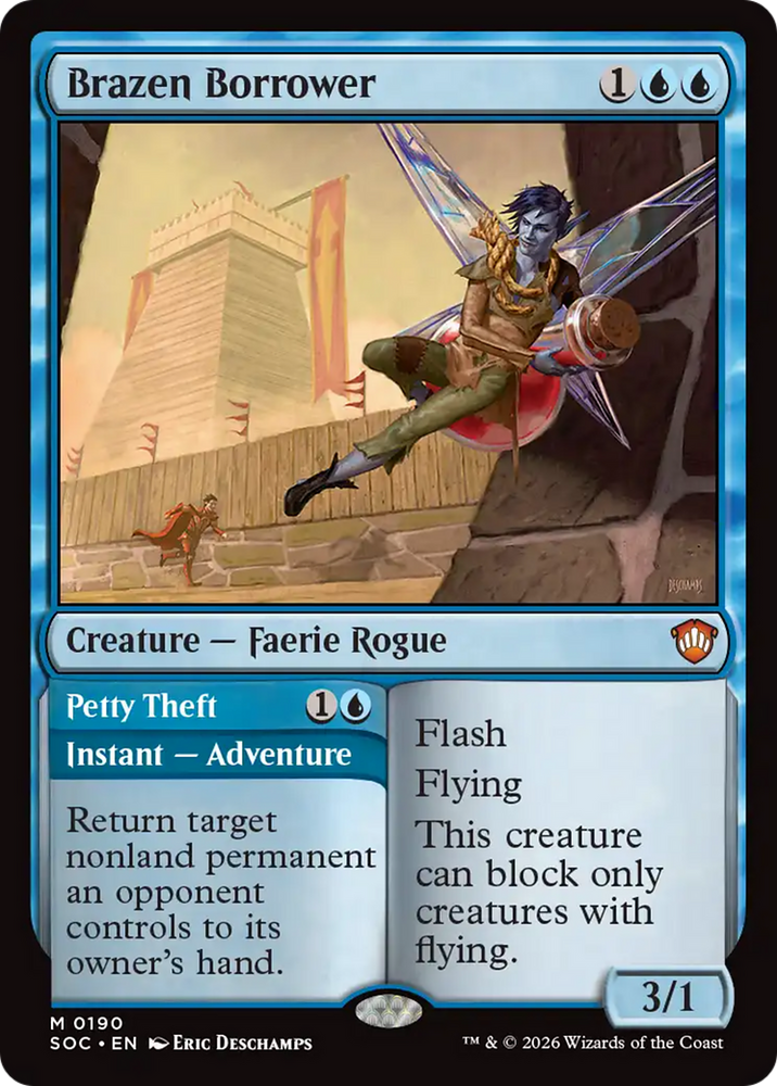 Brazen Borrower [Secrets of Strixhaven Commander] Magic: The Gathering