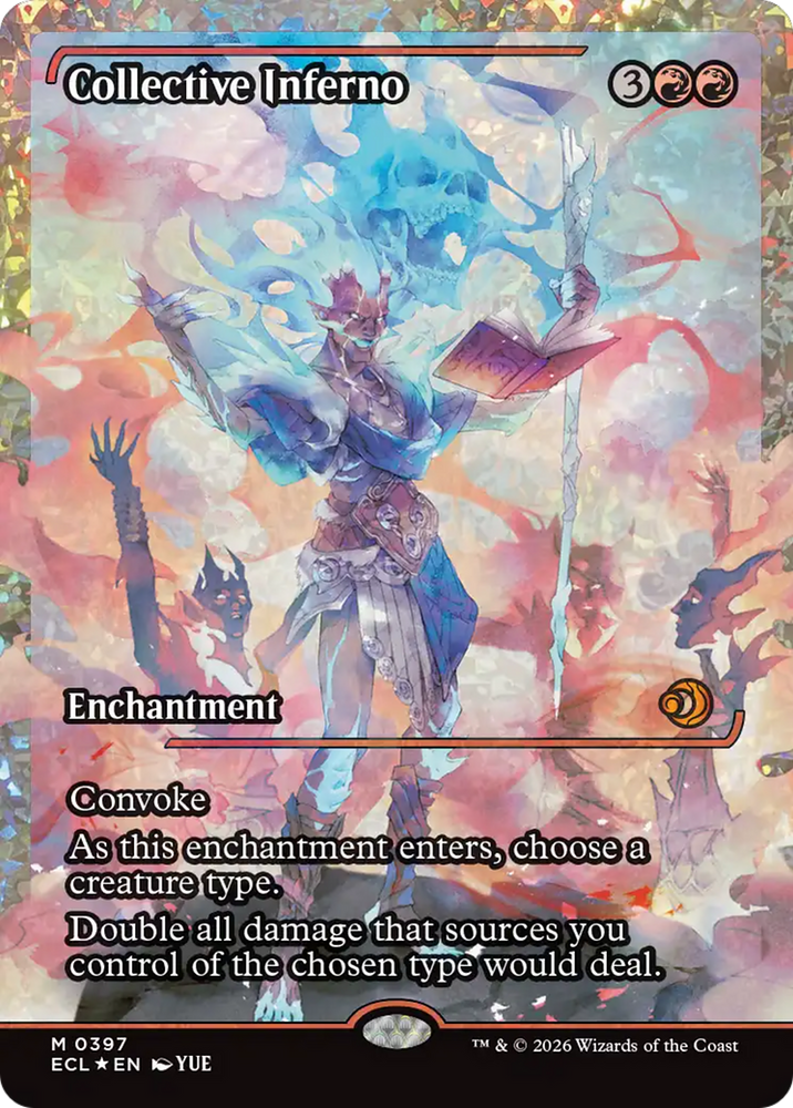 Collective Inferno (Showcase) (Fracture Foil) [Lorwyn Eclipsed] Magic: The Gathering