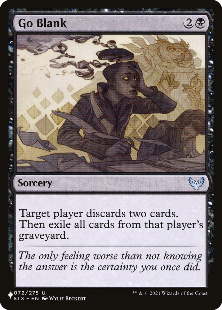 Go Blank [The List] Magic: The Gathering