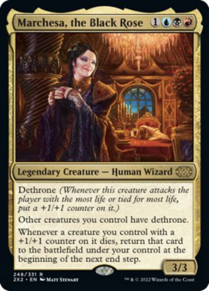 Marchesa, the Black Rose [Double Masters 2022] Magic: The Gathering