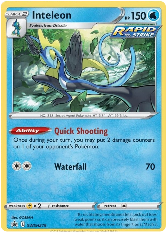 Inteleon (SWSH279) [Sword & Shield: Black Star Promos] Pokémon