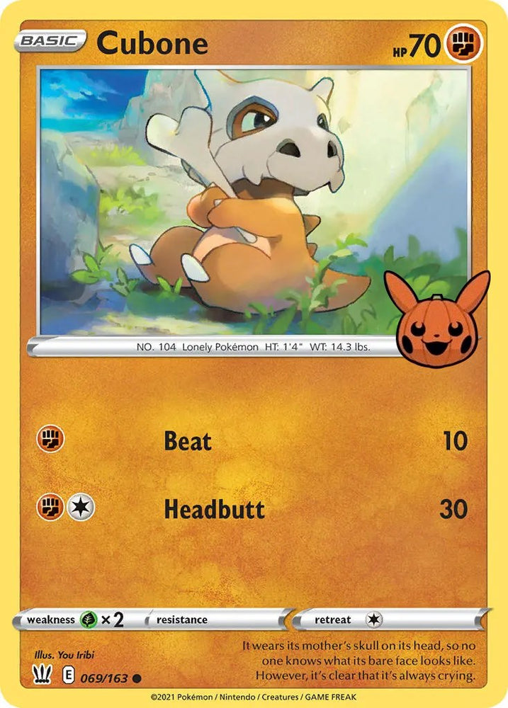 Cubone (069/163) [Trick or Trade] Pokémon
