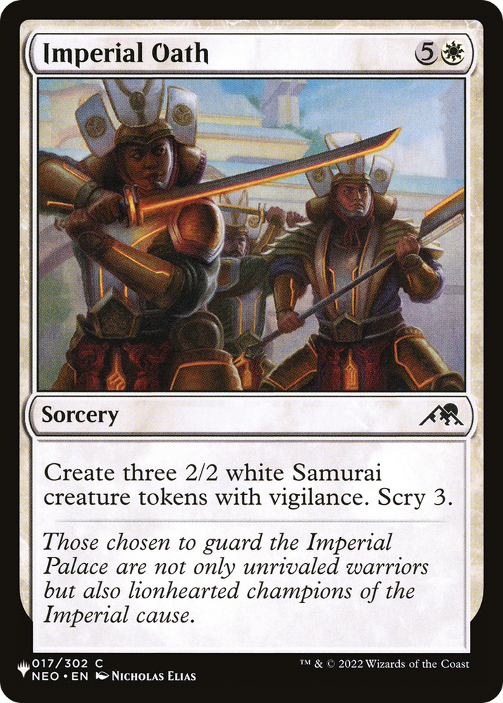 Imperial Oath [The List] Magic: The Gathering