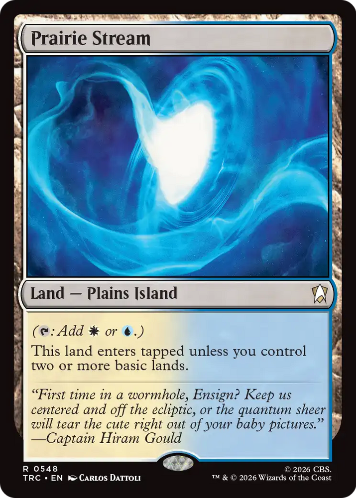 Prairie Stream (Surge Foil) [Star Trek Commander] Magic: The Gathering