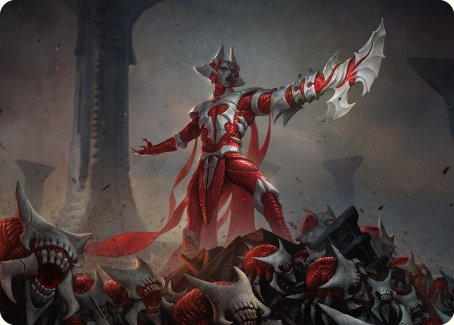 Mite Overseer Art Card [Phyrexia: All Will Be One Art Series] Magic: The Gathering