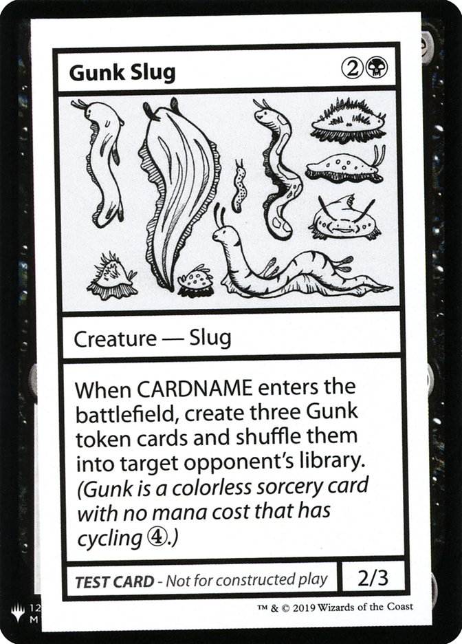 Gunk Slug [Mystery Booster Playtest Cards] Magic: The Gathering