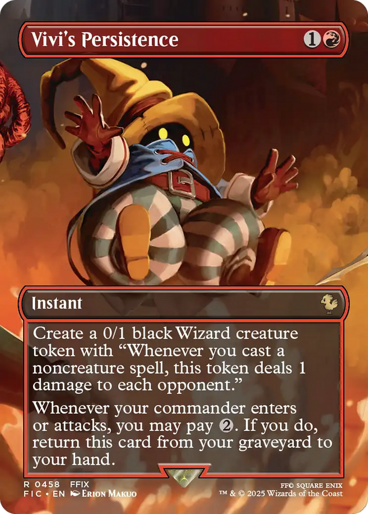 Vivi's Persistence (Borderless) [FINAL FANTASY Commander] Magic: The Gathering