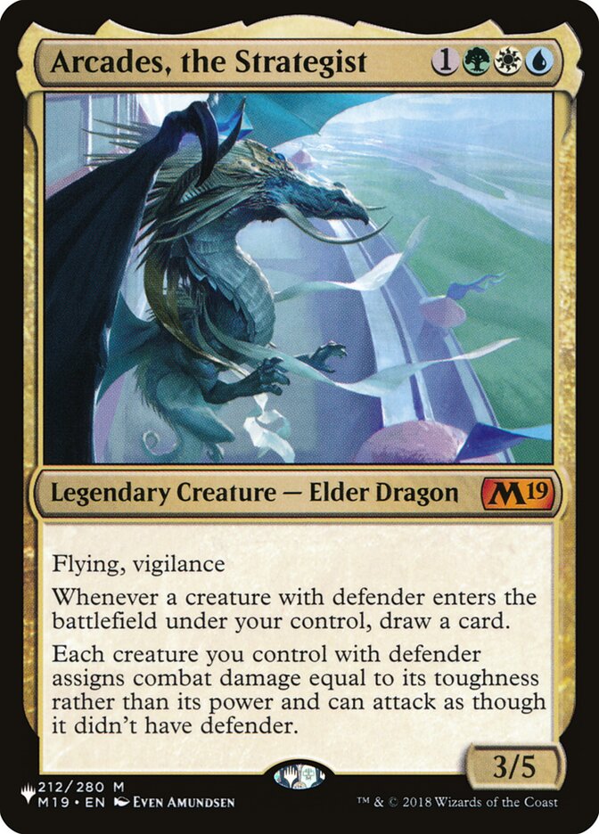 Arcades, the Strategist [The List] Magic: The Gathering