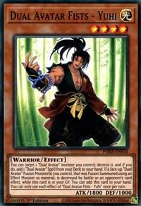 Dual Avatar Fists - Yuhi [PHRA-EN014] Super Rare Yu-Gi-Oh!