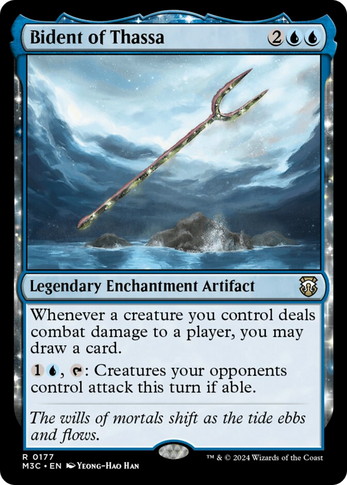 Bident of Thassa [Modern Horizons 3 Commander] Magic: The Gathering