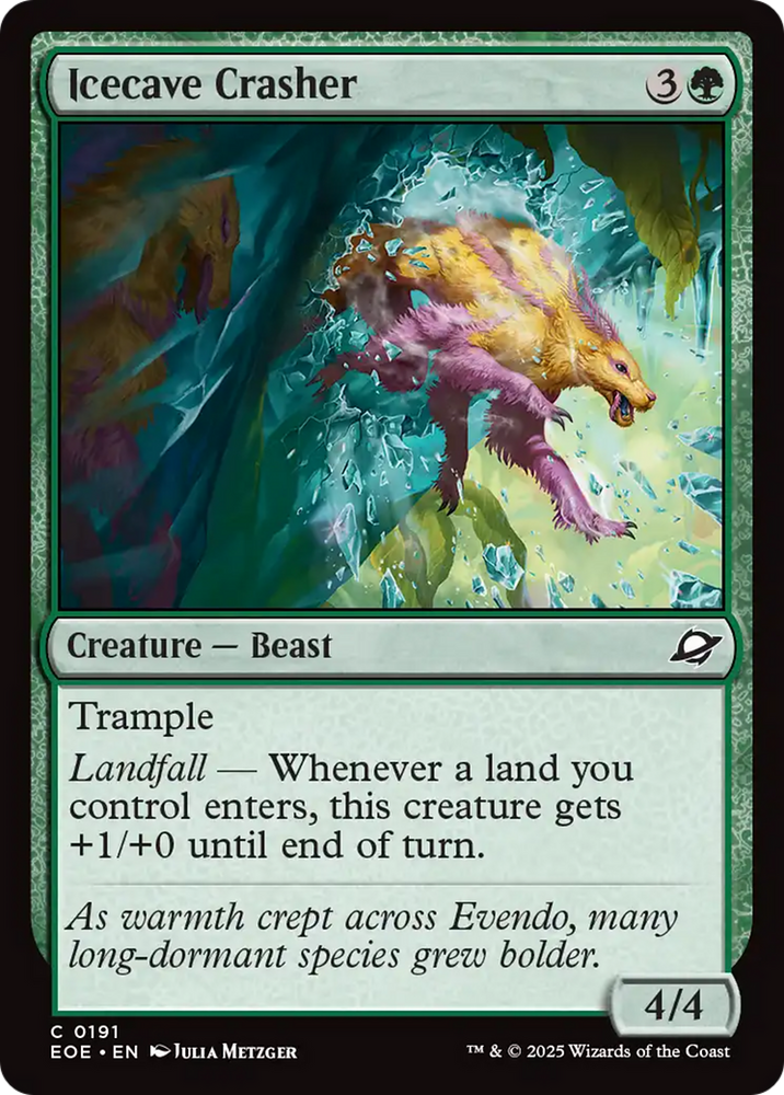 Icecave Crasher [Edge of Eternities] Magic: The Gathering