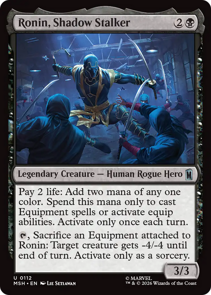 Ronin, Shadow Stalker [Marvel Super Heroes] Magic: The Gathering