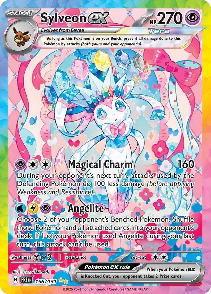 Sylveon ex (156/131) [Scarlet & Violet: Prismatic Evolutions] Pokémon