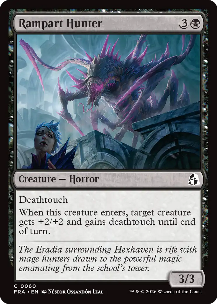 Rampart Hunter [Reality Fracture] Magic: The Gathering