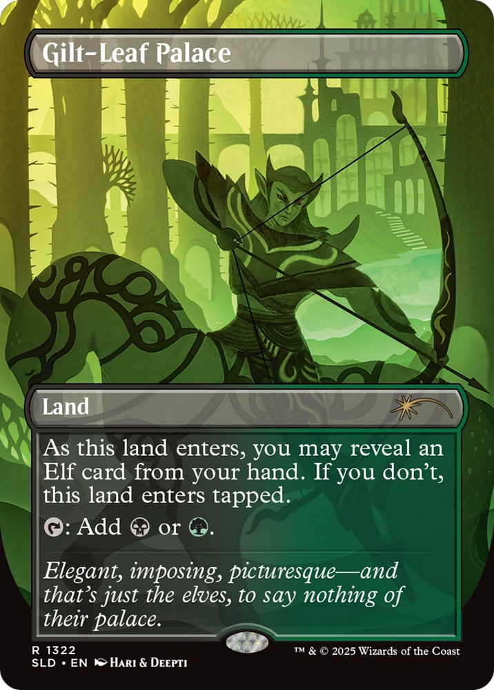 Gilt-Leaf Palace (Rainbow Foil) [Secret Lair Drop Series] Magic: The Gathering