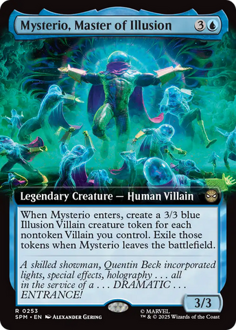 Mysterio, Master of Illusion (Extended Art) [Marvel's Spider-Man] Magic: The Gathering