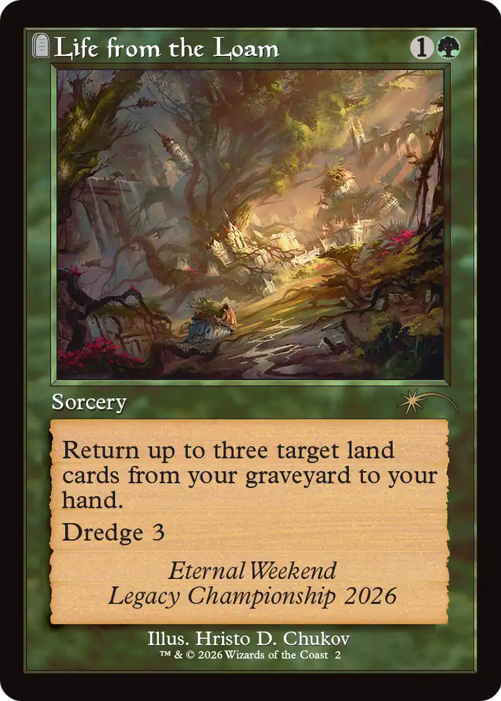 Life from the Loam (Retro Frame) (Eternal Weekend 2026 Promo) [Eternal Weekend] Magic: The Gathering