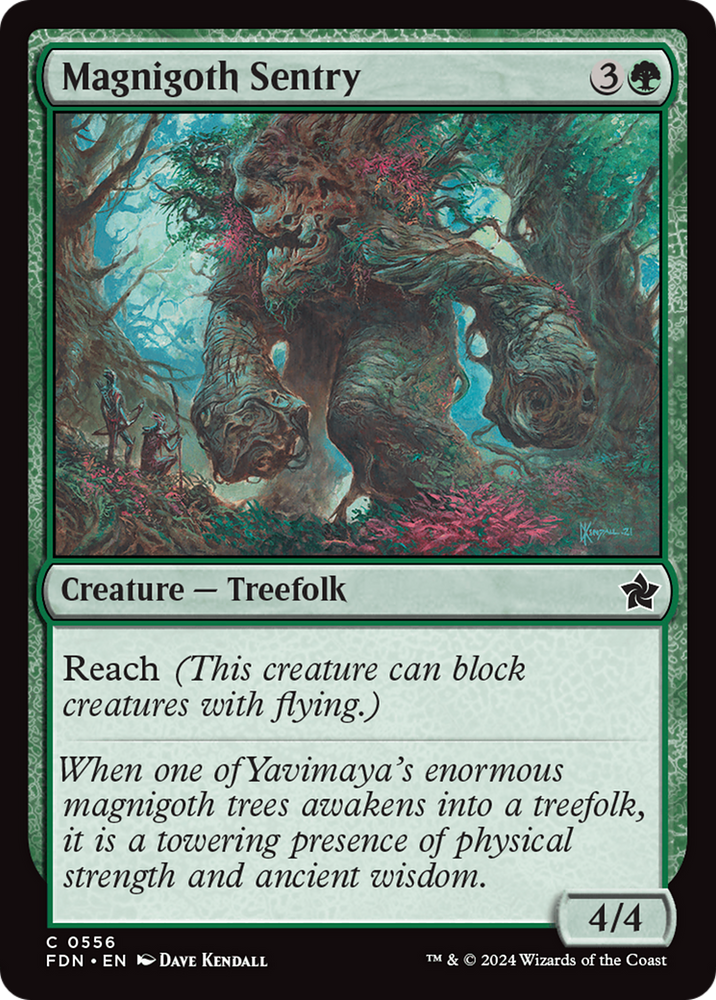 Magnigoth Sentry [Foundations] Magic: The Gathering