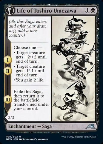 Life of Toshiro Umezawa // Memory of Toshiro [Kamigawa: Neon Dynasty] Magic: The Gathering