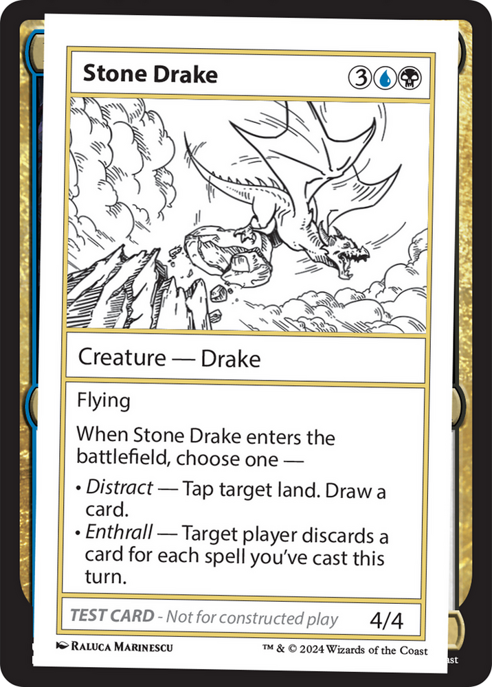 Stone Drake [Mystery Booster 2 Playtest Cards] Magic: The Gathering