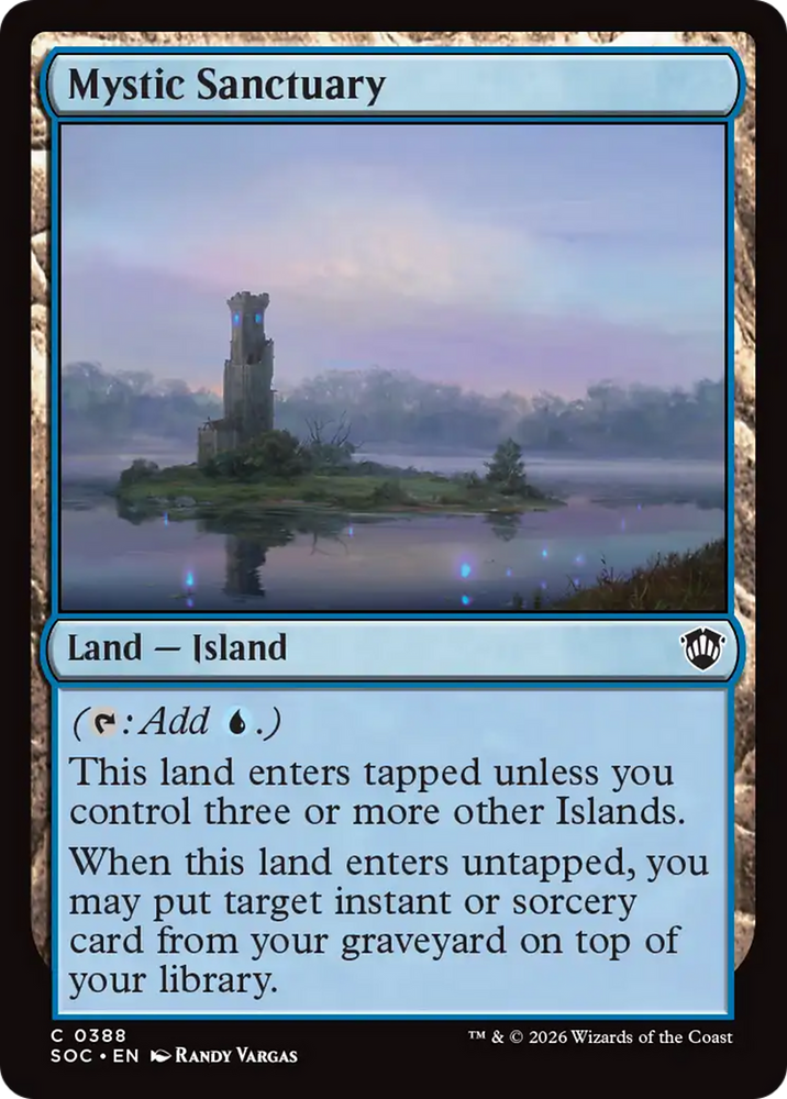 Mystic Sanctuary [Secrets of Strixhaven Commander] Magic: The Gathering