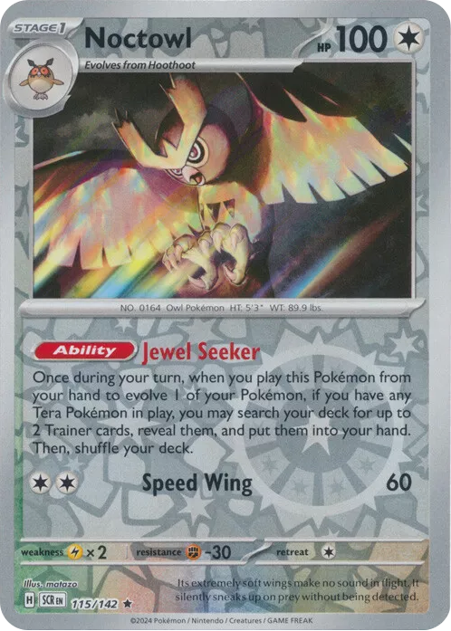 Noctowl (115/142) [Scarlet & Violet: Stellar Crown] Pokémon