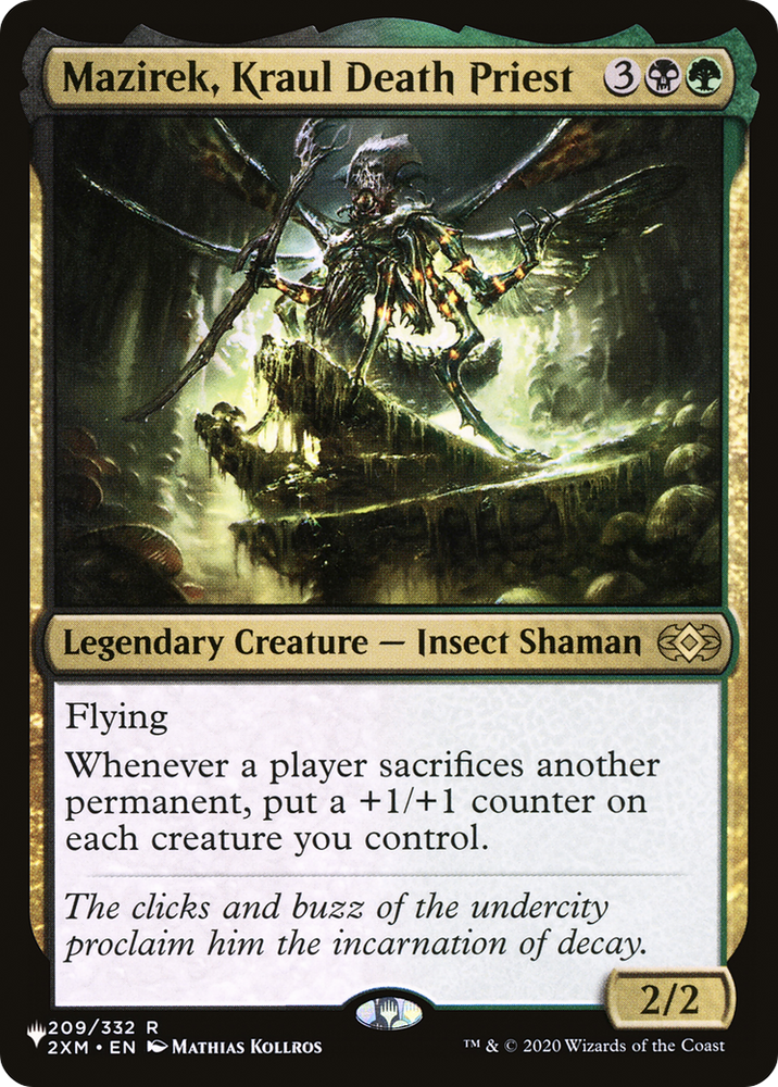 Mazirek, Kraul Death Priest [The List] Magic: The Gathering