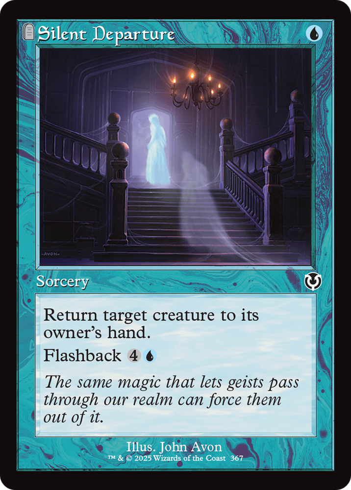 Silent Departure (Retro Frame) [Innistrad Remastered] Magic: The Gathering