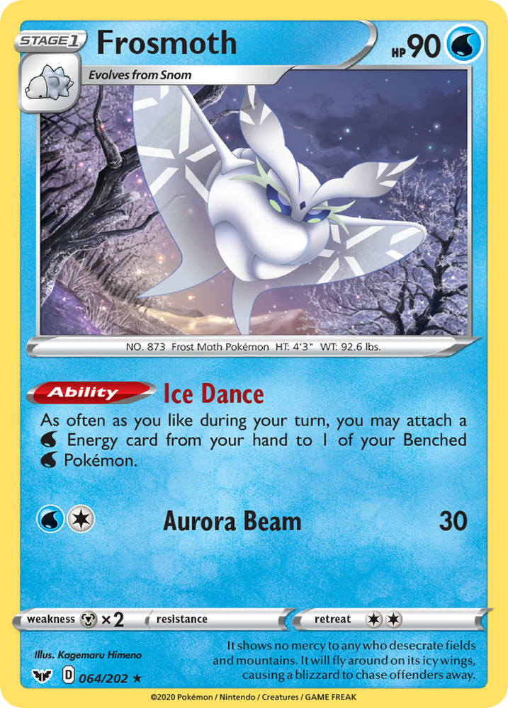 Frosmoth (064/202) (Theme Deck Exclusive) [Sword & Shield: Base Set] Pokémon