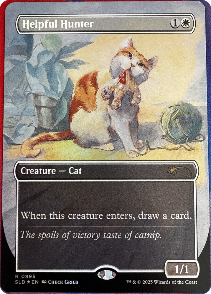 Helpful Hunter (0895) [Secret Lair Drop Series] Magic: The Gathering